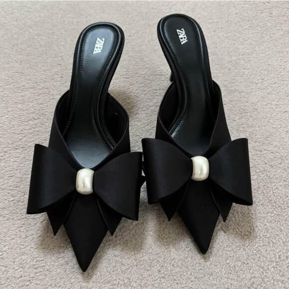 ZARA Embellished Heels NWT - Picture 12 of 16